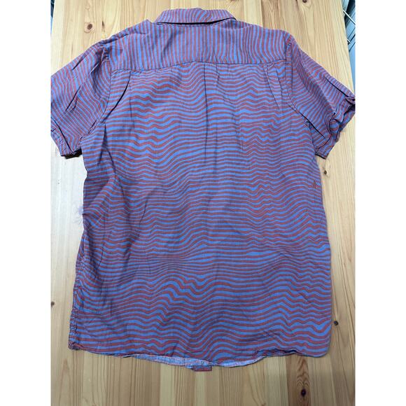 Volcom Mens Short Sleeve Button Down Shirt Size XL - Picture 6 of 6
